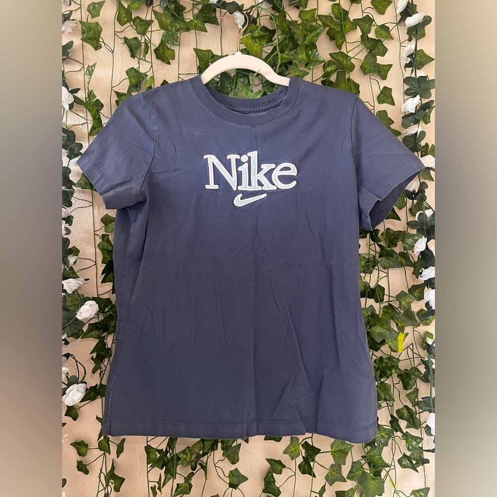 BLUE NIKE SHIRT